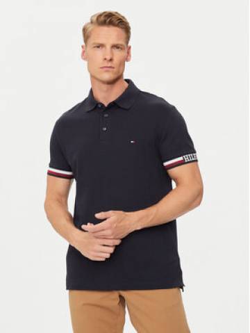 Tommy Hilfiger Поло Monotype Flag MW0MW33585 Cиній Slim Fit Tommy Hilfiger Поло Monotype Flag MW0MW33585 Cиній Slim Fit
