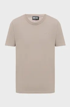 Мужская бежевая футболка T-JUST-BRU Бежевый L Diesel A22492 RNSEE