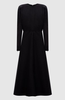 Серое платье миди Dolman из шерсти