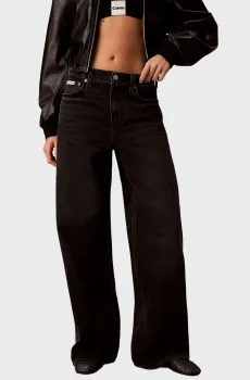 Женские черные джинсы THE WIDE LEG EVENING BLACK Черный 31-RG Calvin Klein Jeans LV047E700G