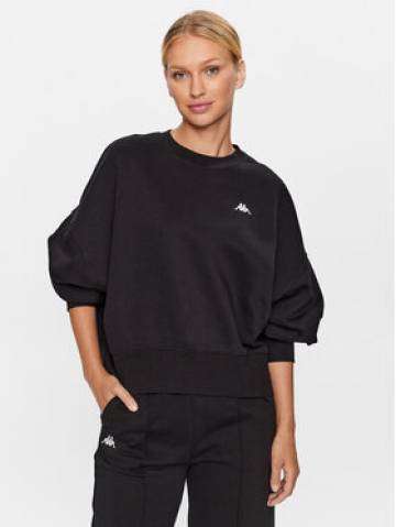 Kappa Світшот 313022 Чорний Loose Fit Kappa Світшот 313022 Чорний Loose Fit