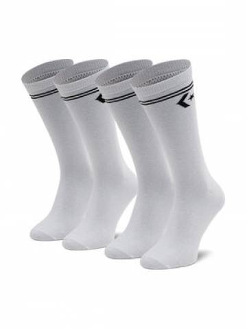 Converse Набір 2 пар високих чоловічих шкарпеток E1025W-2020 r.43-46 Білий Converse Набір 2 пар високих чоловічих шкарпеток E1025W-2020 r.43-46 Білий