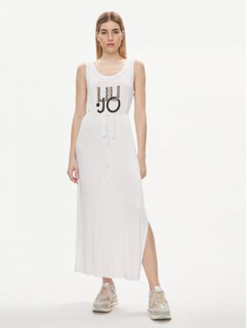 Liu Jo Трикотажна сукня VA4140 JS360 Білий Regular Fit Liu Jo Трикотажна сукня VA4140 JS360 Білий Regular Fit