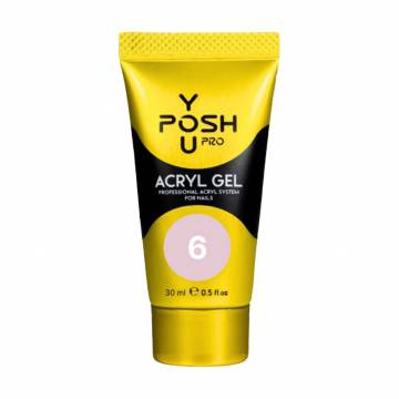 Акрил-гель для ногтей You Posh Acryl Gel 06 Бледно-розовый с шиммерами, 30 мл Акрил-гель для ногтей You Posh Acryl Gel 06 Бледно-розовый с шиммерами, 30 мл