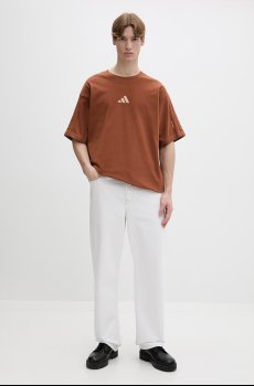 Хлопковая футболка adidas