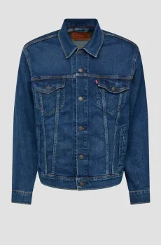 Мужская темно-синяя джинсовая куртка Синий L Levi’s® 72334;0657