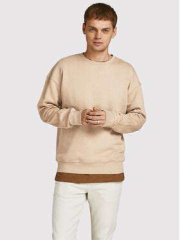 Jack&Jones Світшот Star 12208182 Бежевий Regular Fit Jack&Jones Світшот Star 12208182 Бежевий Regular Fit