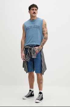 Хлопковая футболка Guess Jeans