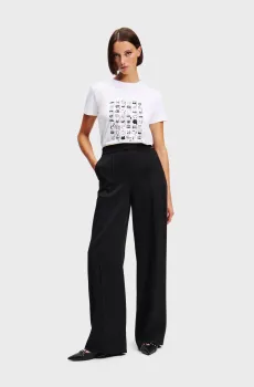 Женские черные брюки EVERYDAY PANTS Черный 42 Karl Lagerfeld A1W10070