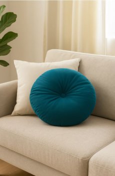 Декоративна подушка - синій