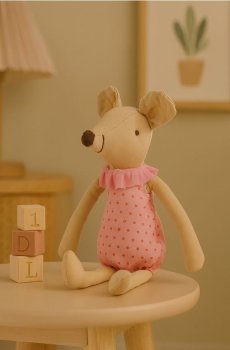 Плюшева мишка - рожевий