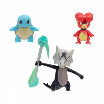 Набір фігурок Pokemon W19 Магбі, Сквіртл, Алола Маровак (PKW3600) Набір фігурок Pokemon W19 Магбі, Сквіртл, Алола Маровак (PKW3600)