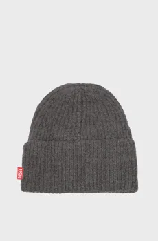 Темно-серая шапка K-LOLLO-HAT Серый ONESIZE Diesel A19693 0JLCD