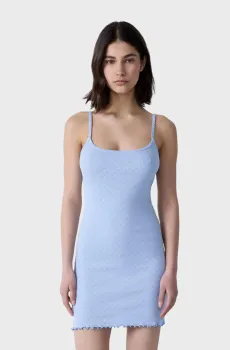 Женская голубая ночная рубашка POLLIN Голубой M Etam 6551061