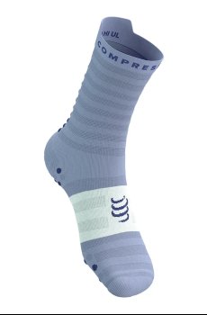 Носки Compressport Pro Racing Socks v4.0 Ultralight Run High - White/Alloy