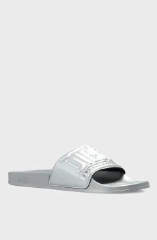 Женские серебристые слайдеры MAYEMI Серебряный 40 Diesel Y03853 PR525