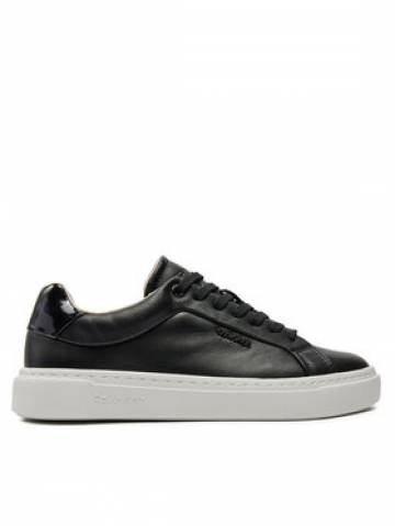 Calvin Klein Снікерcи Cupsole Lace Up W/Ml Lth HW0HW02119 Чорний Calvin Klein Снікерcи Cupsole Lace Up W/Ml Lth HW0HW02119 Чорний