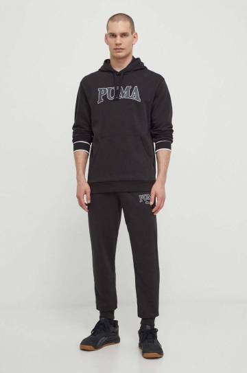 Кофта Puma мужская цвет чёрный с капюшоном с принтом Кофта Puma мужская цвет чёрный с капюшоном с принтом