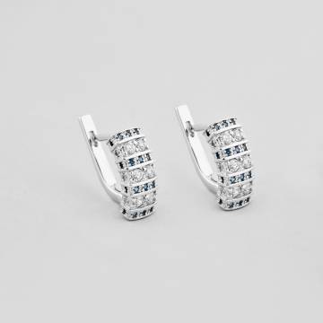 Серебряные серьги Minimal 2197р Серебряные серьги Minimal 2197р
