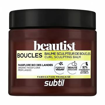 Бальзам для вьющихся волос Subtil Beautist Curly Sculpting Balm для моделирования локонов, 250 мл Бальзам для вьющихся волос Subtil Beautist Curly Sculpting Balm для моделирования локонов, 250 мл