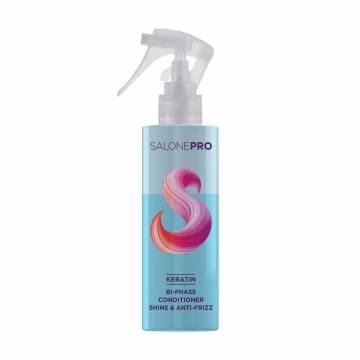 Двухфазный кондиционер для волос Unic Salone Pro Keratin Bi-Phase Conditioner Shine & Anti-Frizz, 200 мл Двухфазный кондиционер для волос Unic Salone Pro Keratin Bi-Phase Conditioner Shine & Anti-Frizz, 200 мл