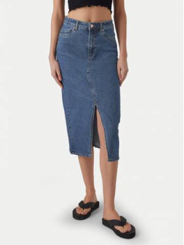 Vero Moda Джинсова спідниця Veri 10295731 Голубий Regular Fit Vero Moda Джинсова спідниця Veri 10295731 Голубий Regular Fit
