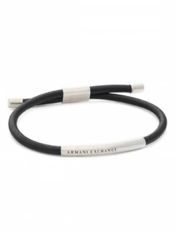 Armani Exchange Браслет AXG0041040 Чорний Armani Exchange Браслет AXG0041040 Чорний