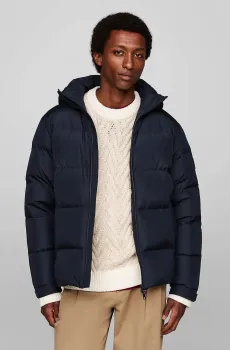 Мужской темно-синий пуховик GORE-TEX DOWN HDD PUFFER JACKET Синий S Tommy Hilfiger MW0MW36577
