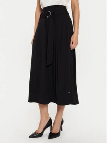 Tommy Hilfiger Спідниця-міді Utility WW0WW42252 Чорний Regular Fit Tommy Hilfiger Спідниця-міді Utility WW0WW42252 Чорний Regular Fit