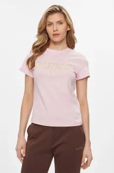 Женская розовая футболка Розовый XS Guess V4GI01.I3Z14;A61I