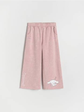 Reserved - GIRLS` TROUSERS - світло-ліловий - 827CY-40X Reserved - GIRLS` TROUSERS - світло-ліловий - 827CY-40X