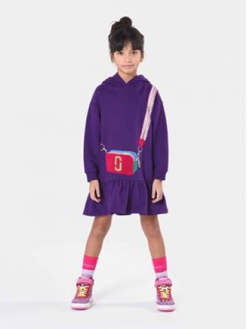 Marc Jacobs Трикотажна сукня W12467 Фіолетовий Regular Fit Marc Jacobs Трикотажна сукня W12467 Фіолетовий Regular Fit