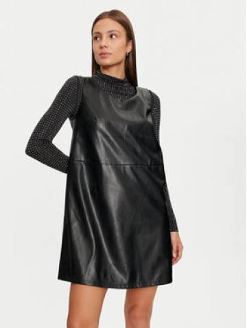 Vila Сукня зі штучної шкіри Dede 14099817 Чорний Slim Fit Vila Сукня зі штучної шкіри Dede 14099817 Чорний Slim Fit