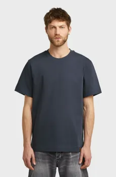 Мужская темно-синяя футболка Essential Синий XL G-Star RAW D27769,D709