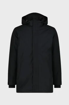 Мужская черная парка ZIP HOOD FEEL WARM Черный 52 CMP 35K3727-U901