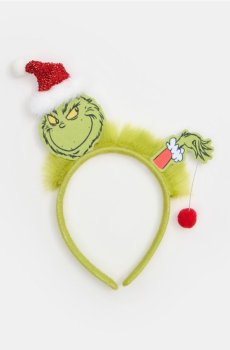 Обруч для волос Grinch - жовто-зелений