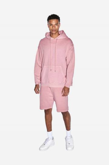 Хлопковая кофта KSUBI цвет розовый с капюшоном с принтом MSP23FL017-PINK Хлопковая кофта KSUBI цвет розовый с капюшоном с принтом MSP23FL017-PINK