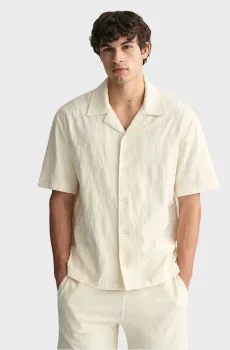 Мужская белая рубашка TERRY JACQUARD Белый XL Gant 2013015