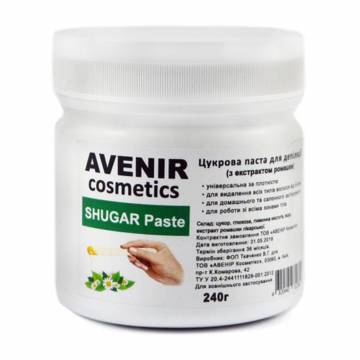 Сахарная паста для депиляции Avenir Cosmetics Shugar Paste с экстрактом ромашки, 240 г Сахарная паста для депиляции Avenir Cosmetics Shugar Paste с экстрактом ромашки, 240 г