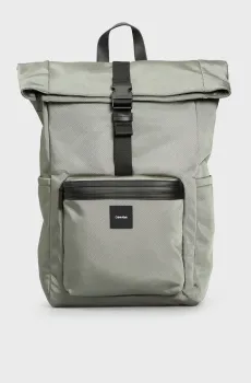 Мужской оливковый рюкзак CK ESSENTIAL FOLDED BP Оливковый ONESIZE Calvin Klein K50K512711