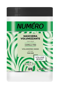 Маска Brelil Numero Volumising Mask для объема, с экстрактом асаи 1 л