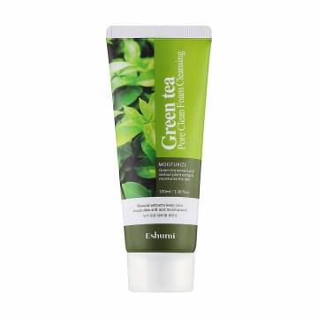 Пенка для умывания Eshumi Green Tea Pore Clean Foam Cleansing с экстрактом зеленого чая, 100 мл Пенка для умывания Eshumi Green Tea Pore Clean Foam Cleansing с экстрактом зеленого чая, 100 мл