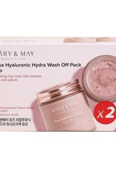 Набор для лица Mary & May Rose Hyaluronic Hydra Wash Off Pack Duo, 2*125 г