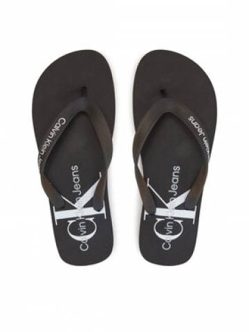 Calvin Klein Jeans Вєтнамки Beach Sandal Monogram Tpu YM0YM00838 Чорний Calvin Klein Jeans Вєтнамки Beach Sandal Monogram Tpu YM0YM00838 Чорний