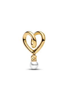 Намистина "Серце з перлиною"