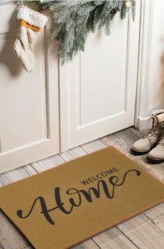 Килимок "Welcome Home" - бежевий