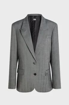 Женский жакет с узором Разноцветный 42 Karl Lagerfeld 240W1404