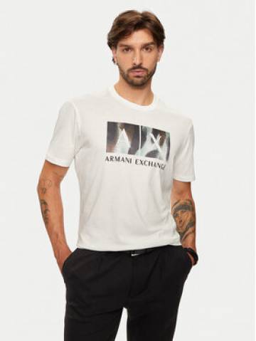 Armani Exchange Футболка 6DZTHF ZJH4Z 1116 Білий Regular Fit Armani Exchange Футболка 6DZTHF ZJH4Z 1116 Білий Regular Fit