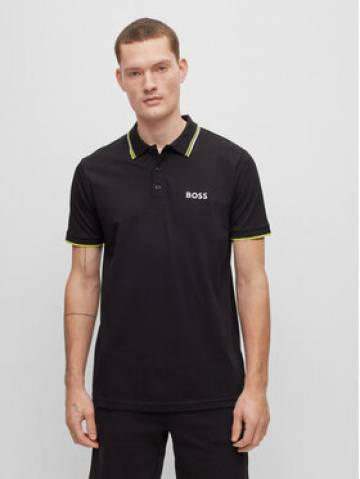 Boss Поло 50469094 Чорний Regular Fit Boss Поло 50469094 Чорний Regular Fit