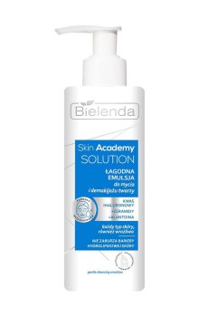 Мягкая эмульсия для умывания и демакияжа лица Bielenda Skin Academy Solution, 200 мл